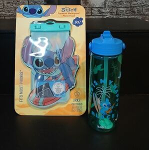 Stitch Bundle - stuffie, waterbottle, and phone protector